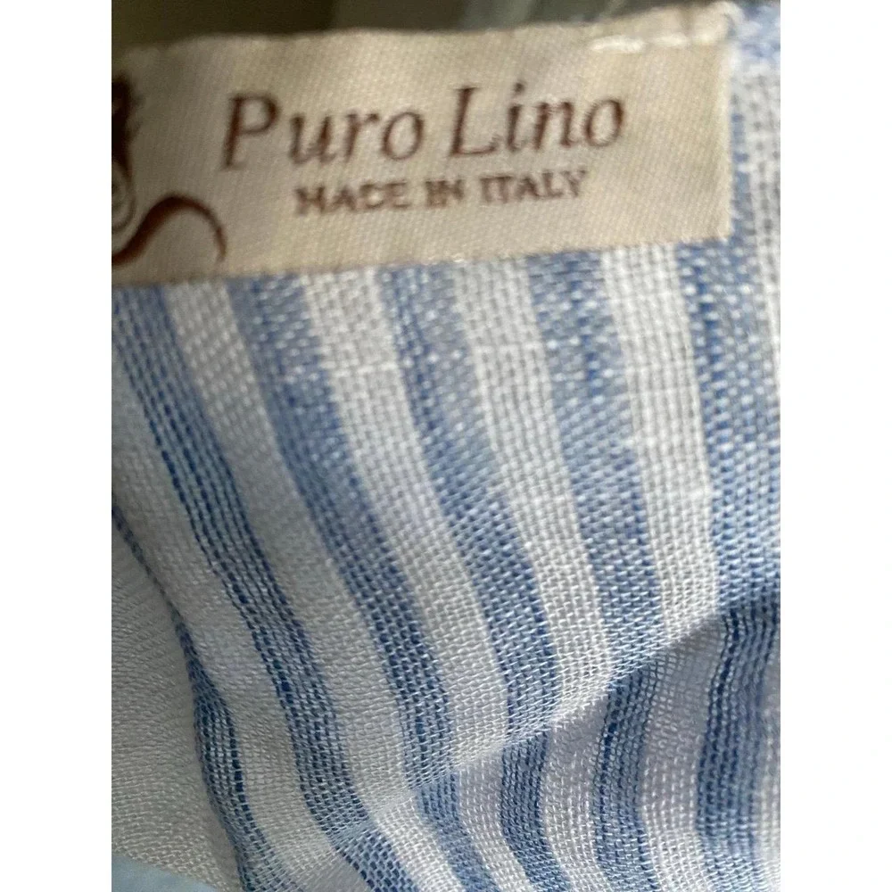 Puro Lino Italy Wrap Scarf Lightweight Travel Event Linen Lux